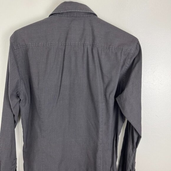 Hugo Boss Men's Slim Fit Charcoal Grey Dress Shirt - Picture 7 of 8